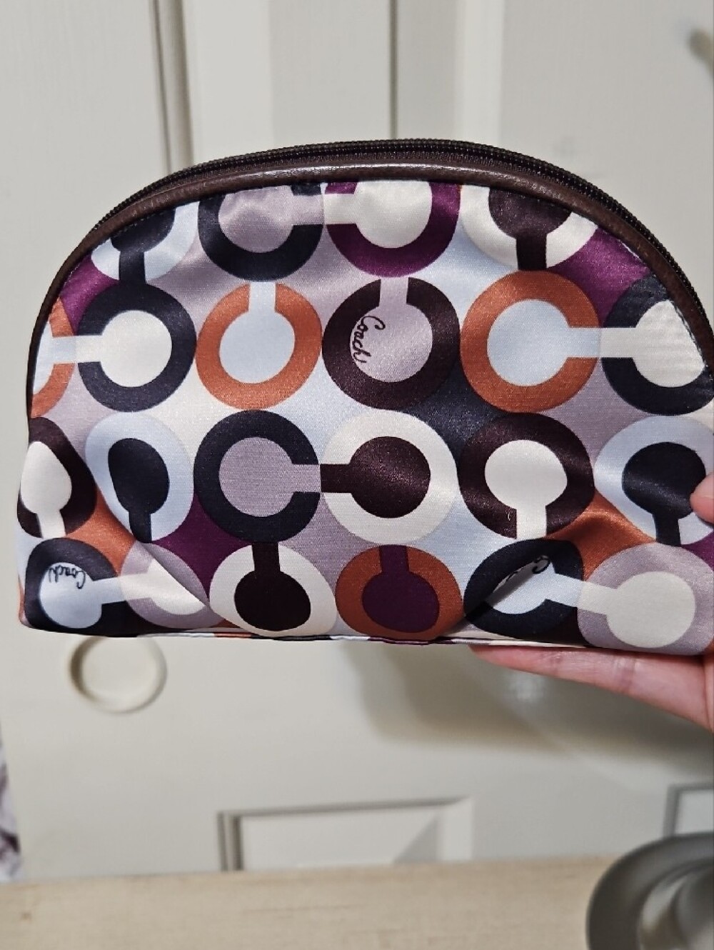 Coach EUC Optic Cs Cosmetic Pouch - Picture 2 of 5